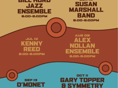 sunset jazz poster