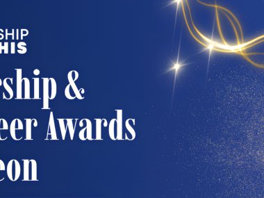 Leadership Memphis Leadership & Volunteer Awards Luncheon graphic with gold award design