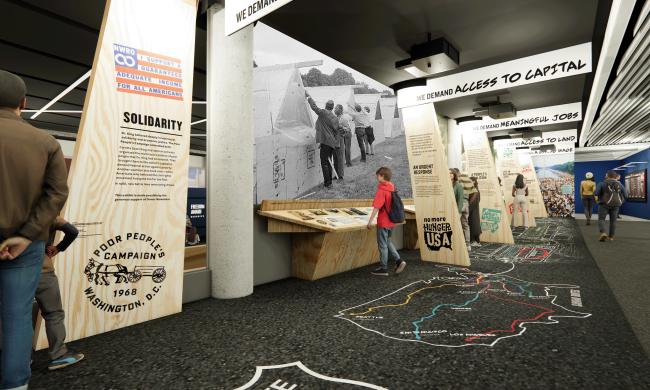 National Civil Rights Museum Legacy Building Exhibit Rendering