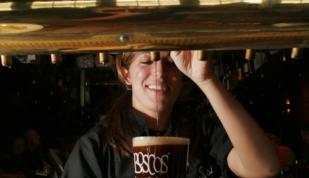 Craft beer on tap at Boscos Squared