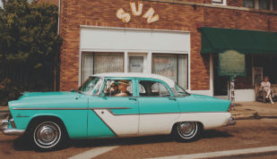 Rockabilly Rides outside Sun Studio
